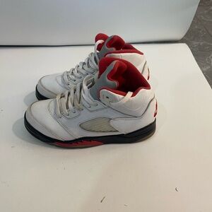 Jordan Kids Sneakers - White and Red